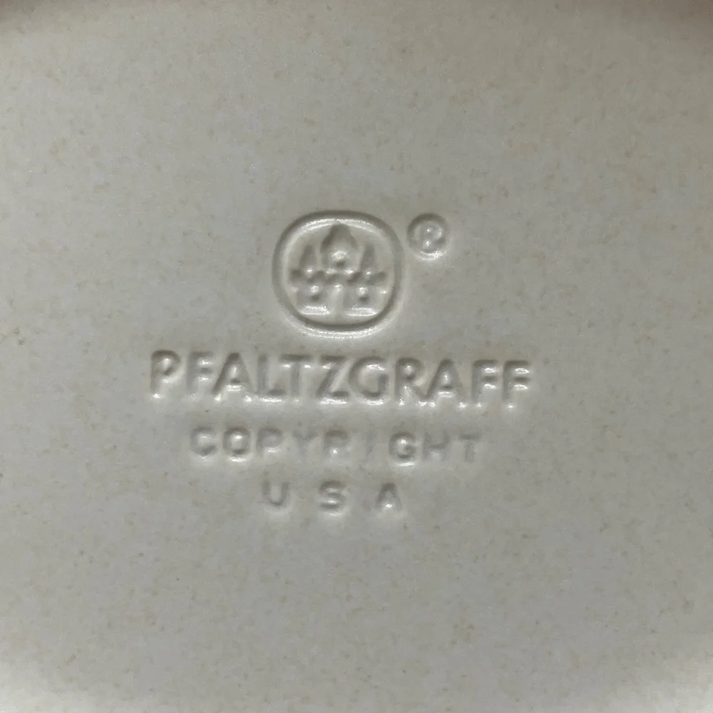 Pfaltzgraff Yorktowne set of two relish tidbit dishes 9x7”